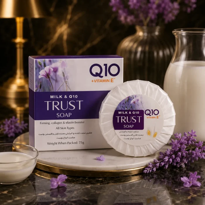 صابون شیر و Q10